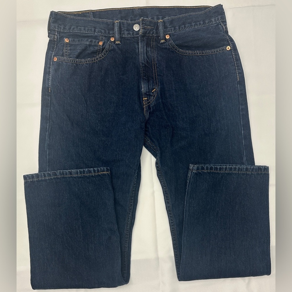 Levi's 505 Y2K Dark Blue Straight Jeans